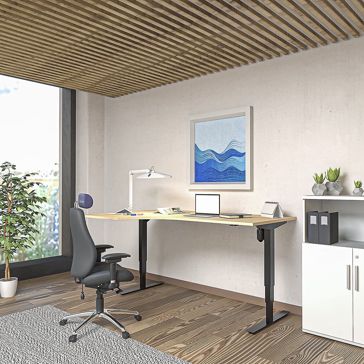 Bureau assis-debout électrique Atlanta (Illustration du produit 6)-5