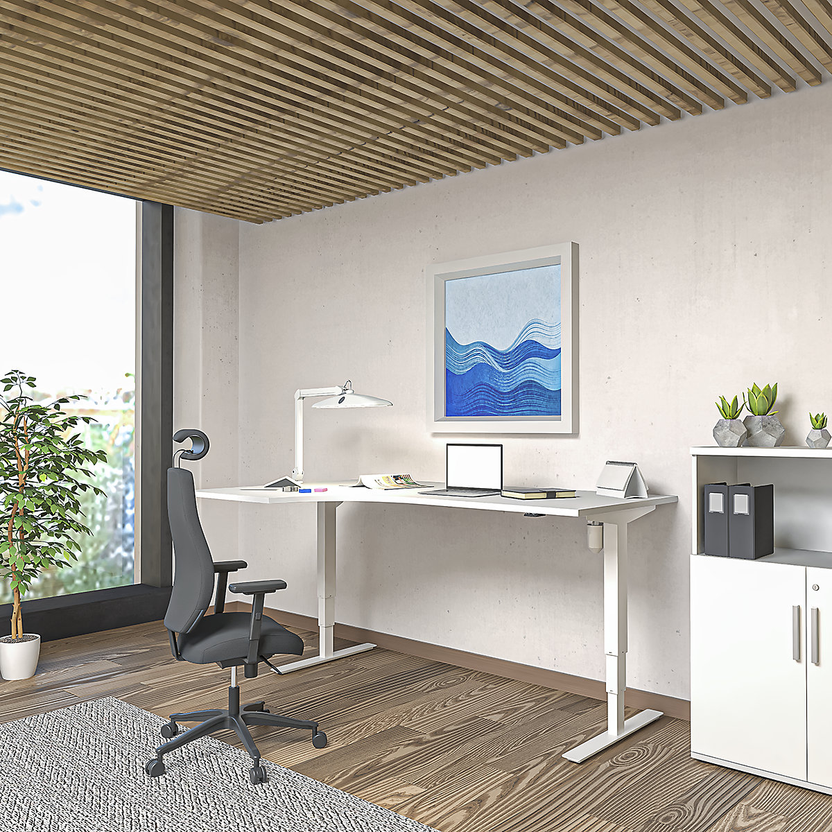 Bureau assis-debout électrique Atlanta (Illustration du produit 6)-5