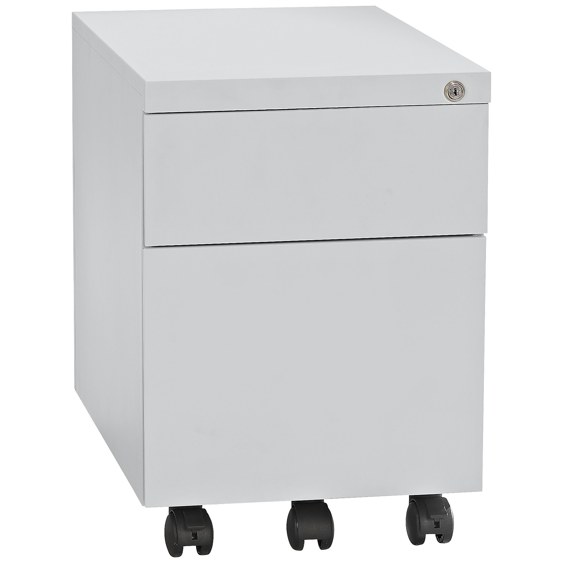 Vicco Meuble Cuisine R-Line, Blanc Haute Brillance, 40 Cm Avec Tiroirs, PA Anthracite