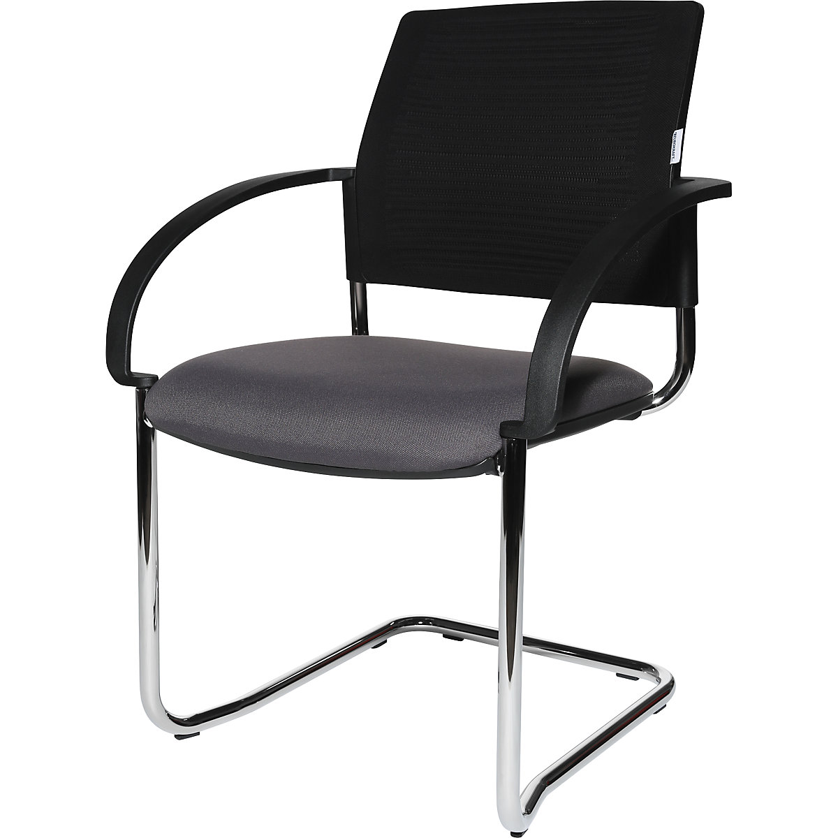 Chaises à piétement luge, lot de 2 – eurokraft pro (Illustration du produit 2)-1