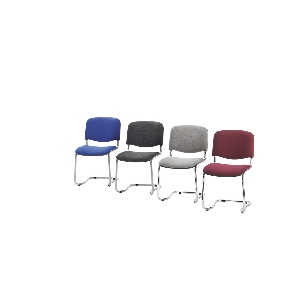 Chaise empilable à piétement luge (Illustration du produit 3)-2