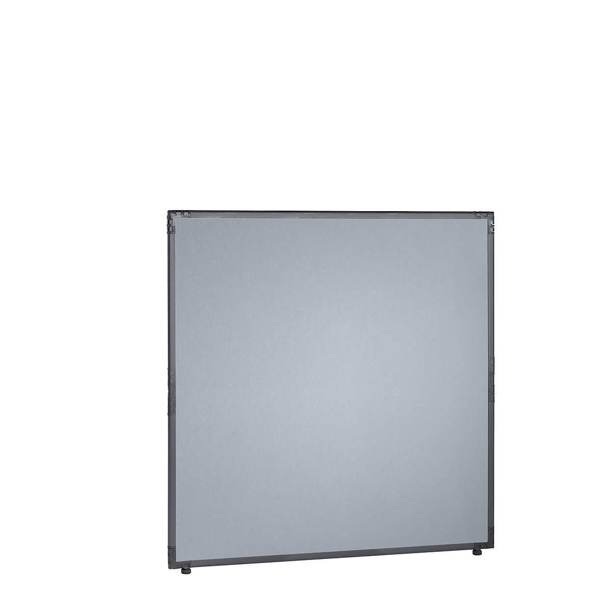 Cloison de séparation, feutre, cadre gris ardoise, gris argent, h x l 1300 x 1300 mm-11