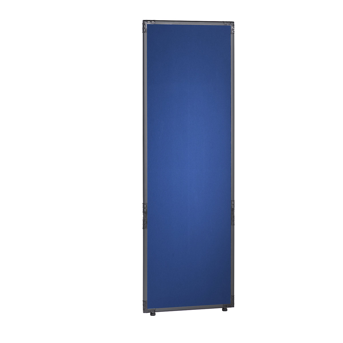 Cloison de séparation, feutre, cadre gris ardoise, bleu, h x l 1950 x 650 mm-10