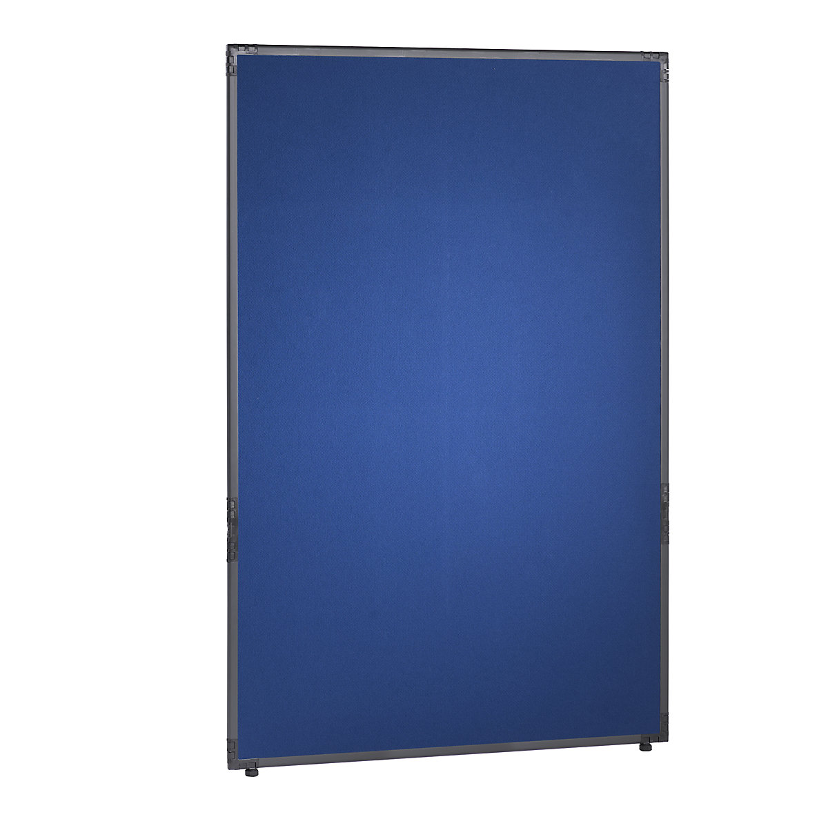 Cloison de séparation, feutre, cadre gris ardoise, bleu, h x l 1950 x 1300 mm-12