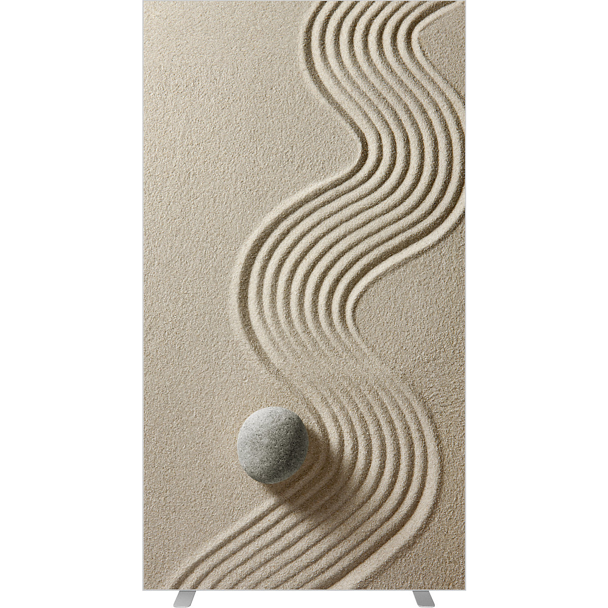 Cloison easyScreen, avec motif photo, modèle sable, largeur 940 mm-5