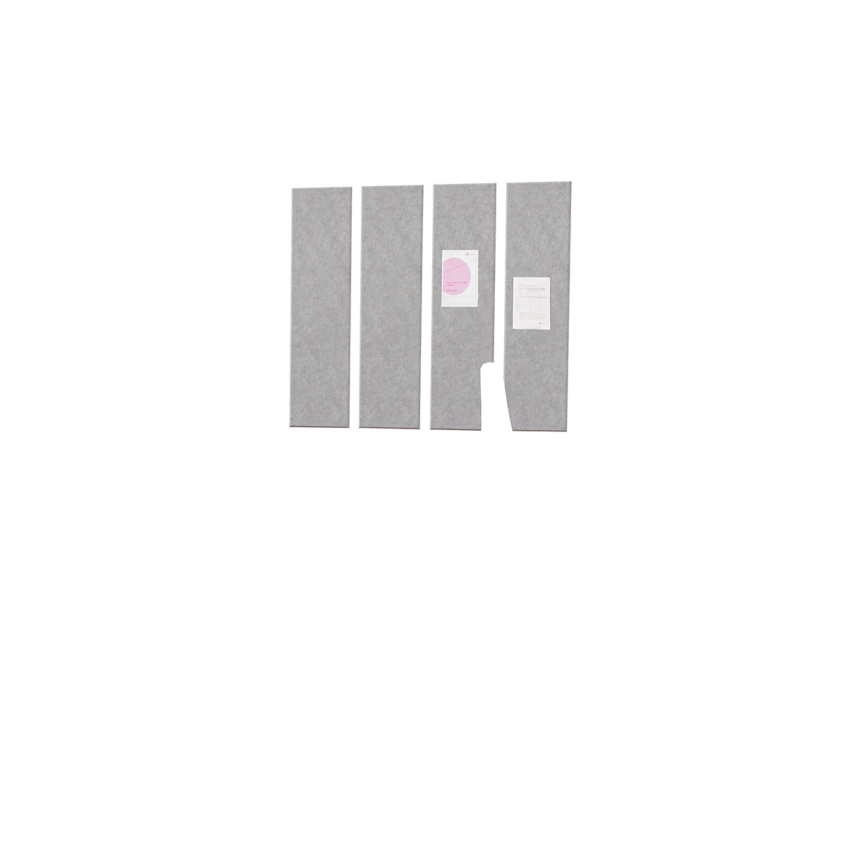 Panneau acoustique mural – eurokraft basic (Illustration du produit 3)-2