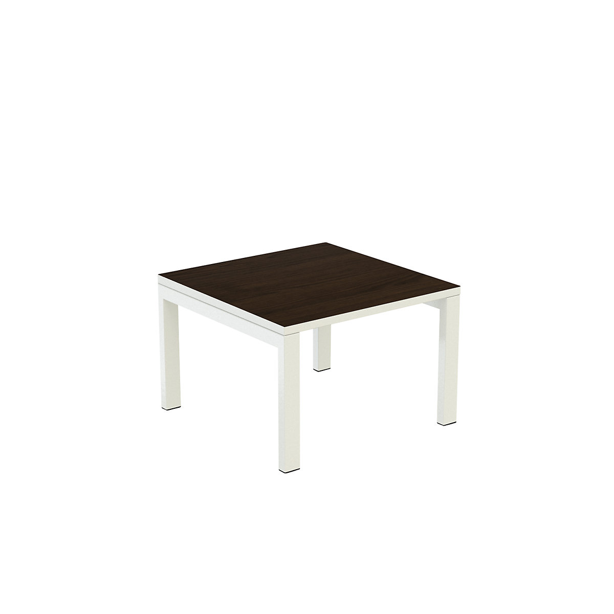 Table d'appoint easyDesk® – Paperflow, h x l x p 400 x 600 x 600 mm, façon wengé-5