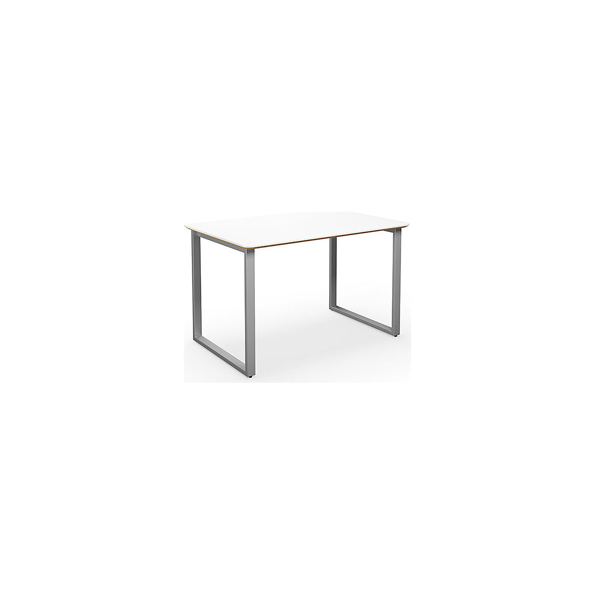 Table polyvalente DUO-O Trend, plateau droit, coins arrondis