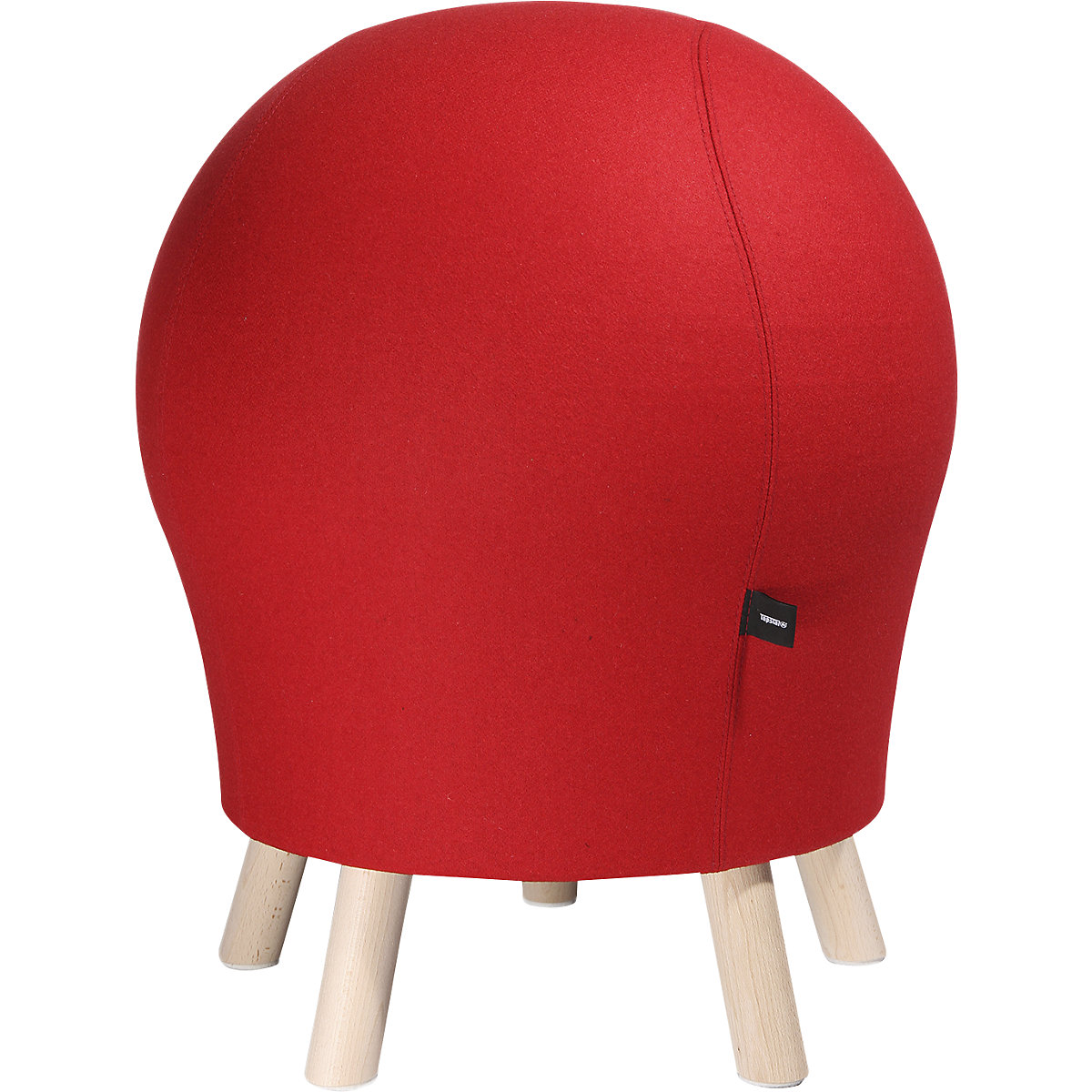 Tabouret ergonomique SITNESS 5 ALPINE – Topstar, hauteur assise 620 mm, habillage rouge-6