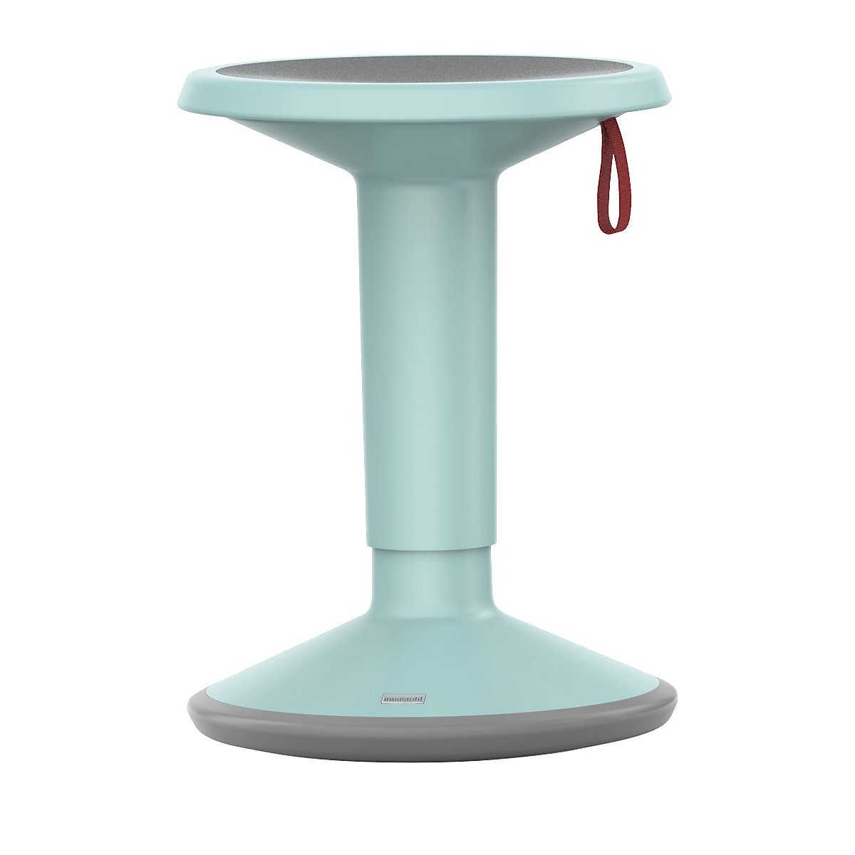 Tabouret polyvalent UP – interstuhl, hauteur réglable 450 – 630 mm, turquoise pastel