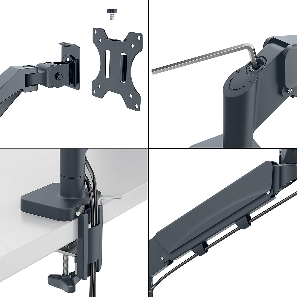 Ergo Bras d'écran double pour un gain de place – Leitz (Illustration du produit 5)-4