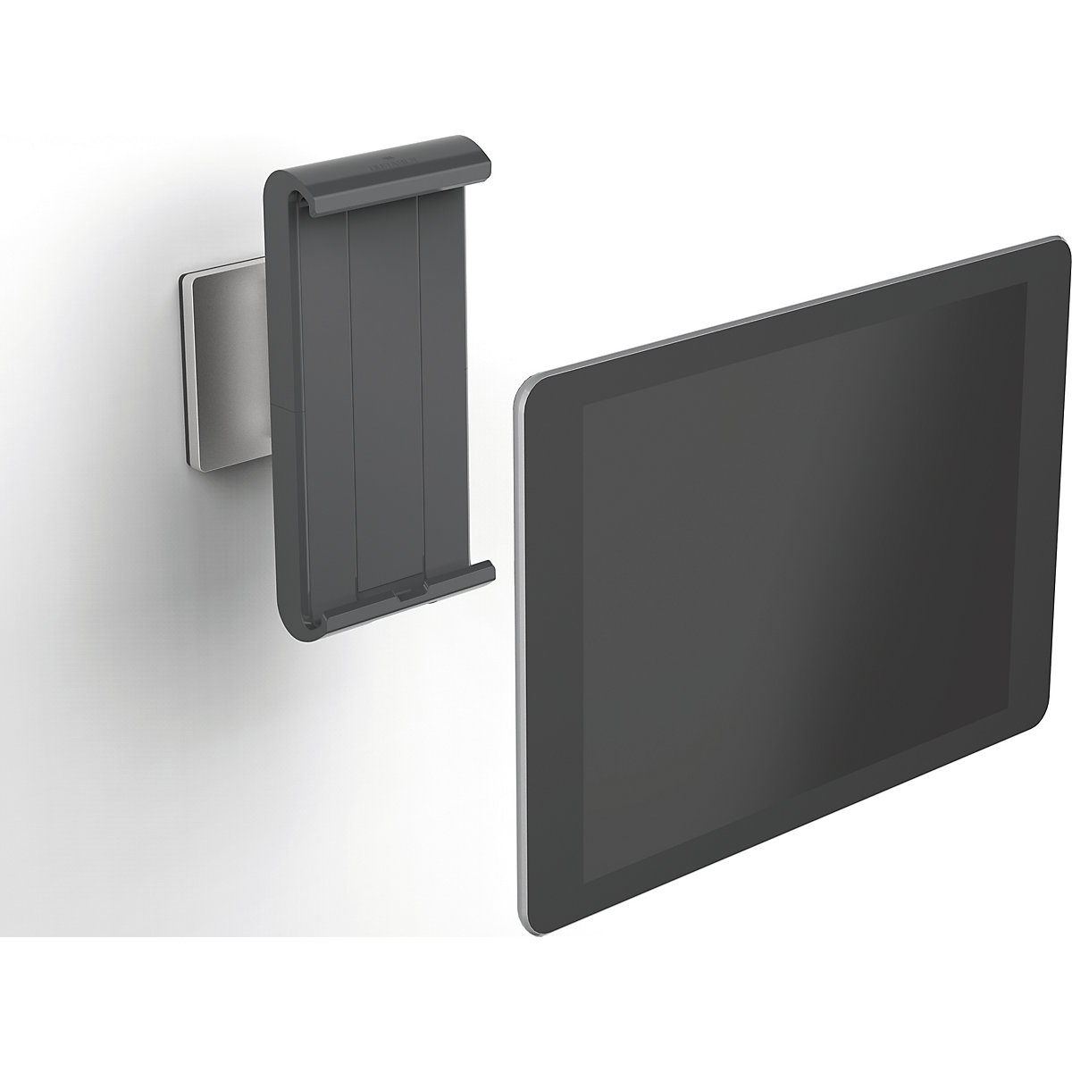 Support Mural Pour Tablette Bras Long Aluminium - Réglable 360° - Compatible 4.7 à 13.5 Pouces - Bureau, Cuisine
