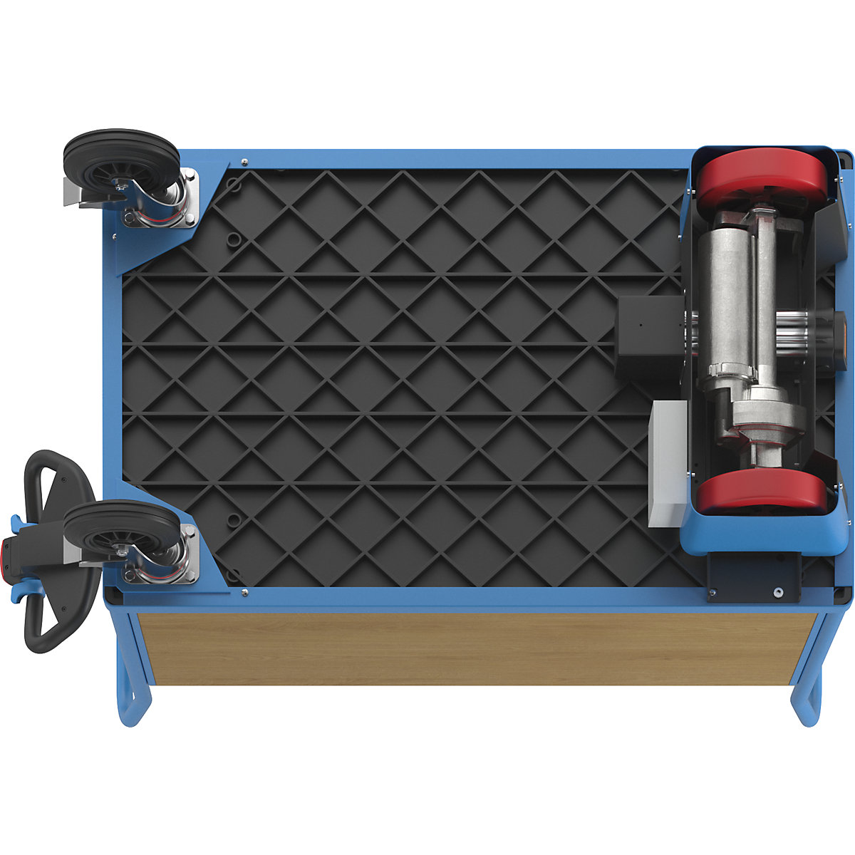 Carrello a pianale con azionamento elettrico – eurokraft pro (Foto prodotto 6)-5
