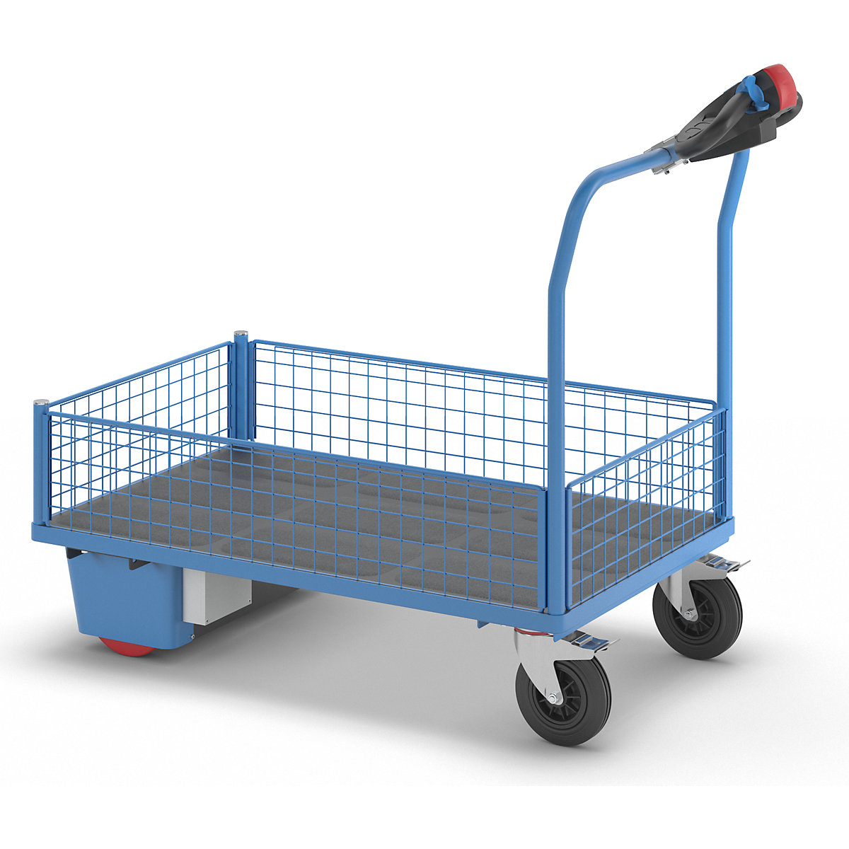Carrello a pianale con azionamento elettrico – eurokraft pro (Foto prodotto 2)-1
