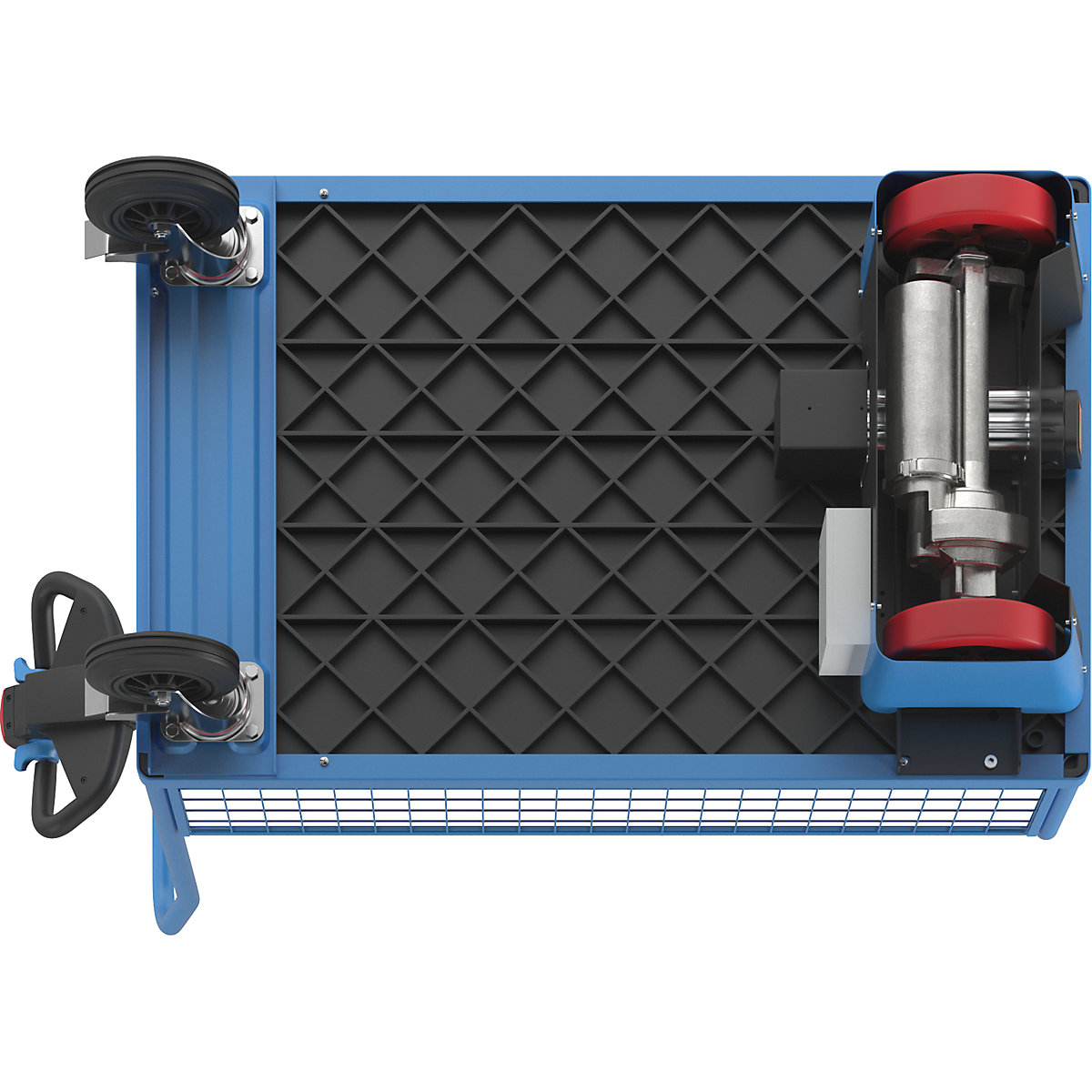 Carrello a pianale con azionamento elettrico – eurokraft pro (Foto prodotto 6)-5