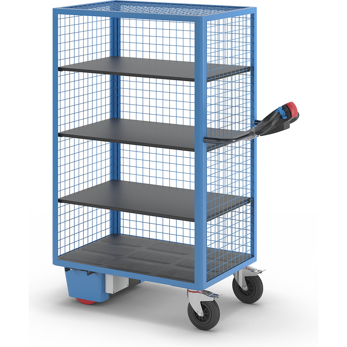 Carrello a ripiani con azionamento elettrico – eurokraft pro (Foto prodotto 20)-19