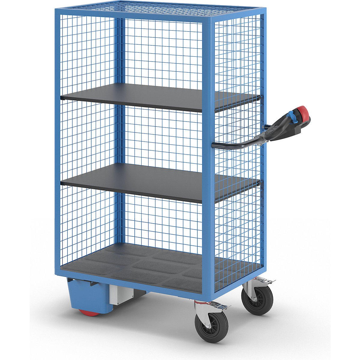Carrello a ripiani con azionamento elettrico – eurokraft pro (Foto prodotto 7)-6
