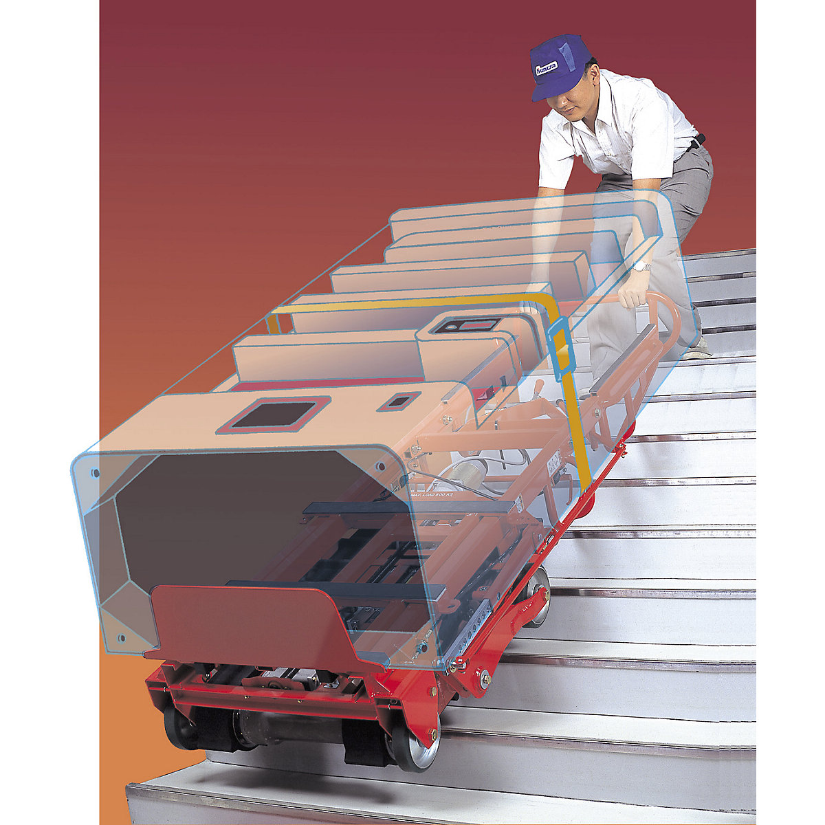 Monte-escaliers électrique pour charges lourdes (Illustration du produit 7)-6
