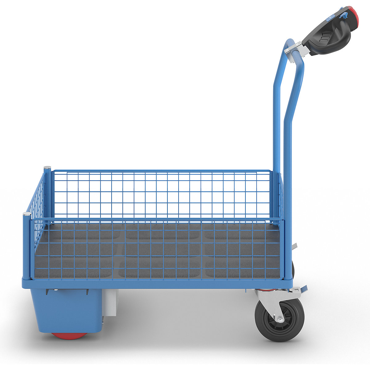Cărucior cu platformă cu motor electric – eurokraft pro (Imagine produs 6)-5