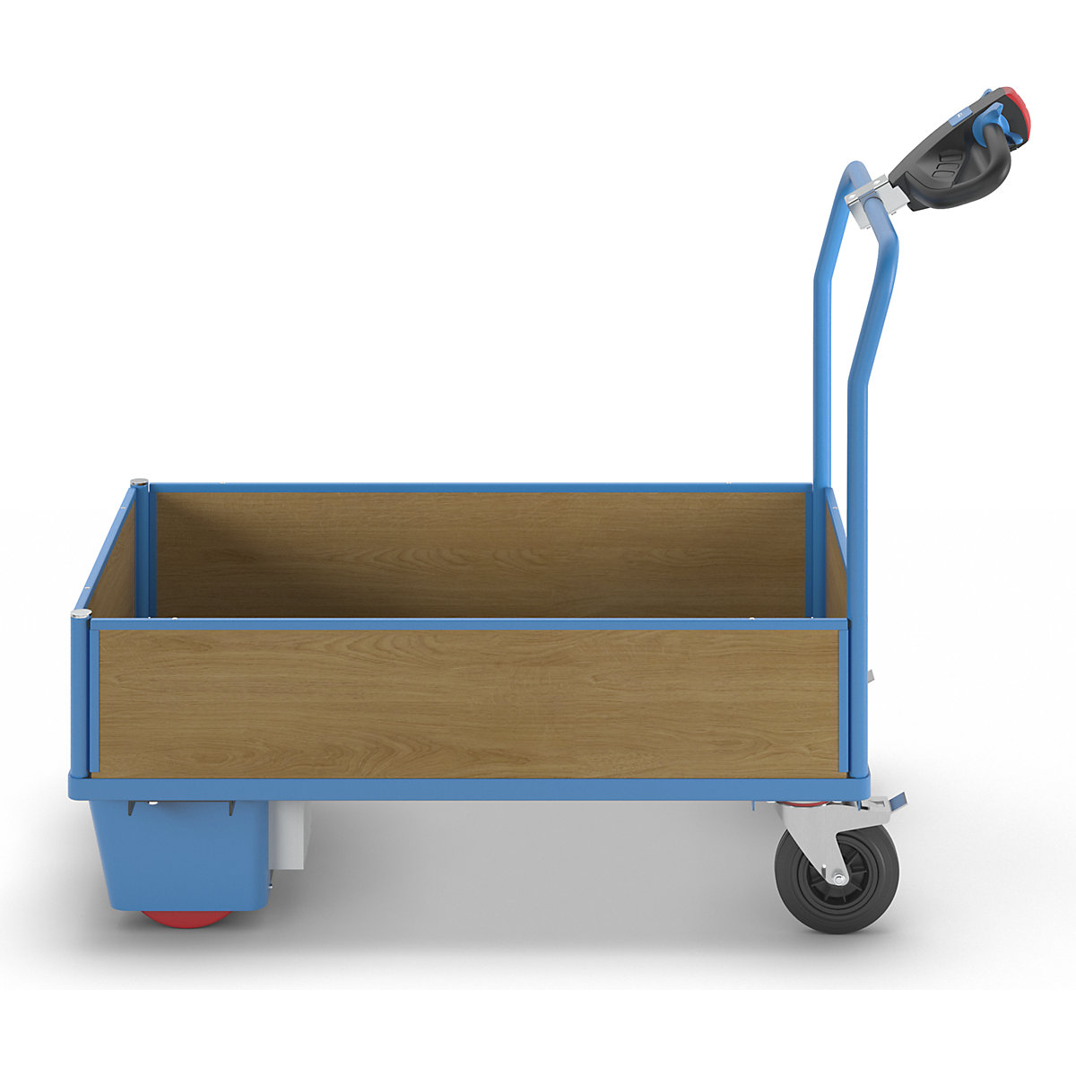 Cărucior cu platformă cu motor electric – eurokraft pro (Imagine produs 2)-1