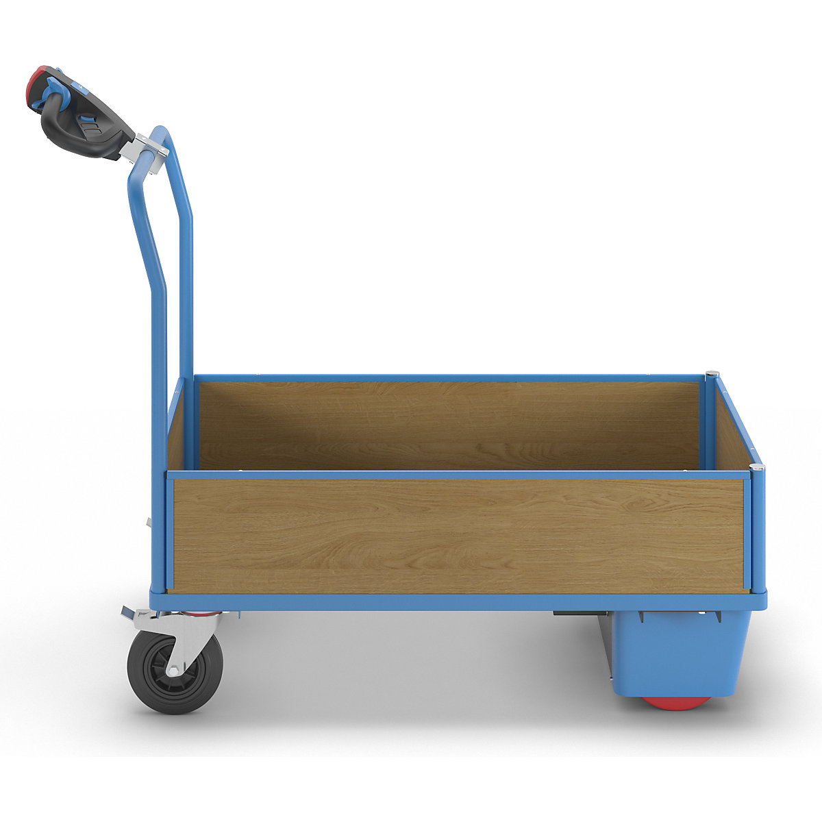 Cărucior cu platformă cu motor electric – eurokraft pro (Imagine produs 5)-4