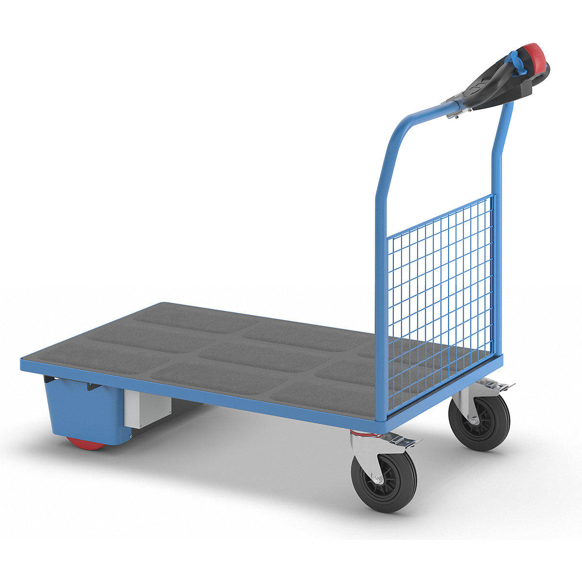 Cărucior cu platformă cu motor electric – eurokraft pro (Imagine produs 3)-2
