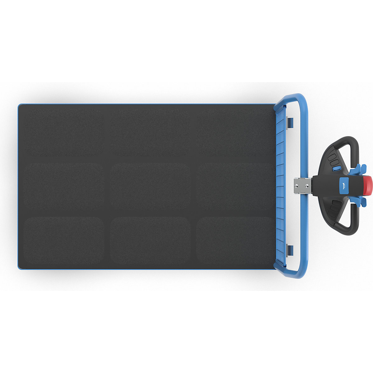 Cărucior cu platformă cu motor electric – eurokraft pro (Imagine produs 7)-6