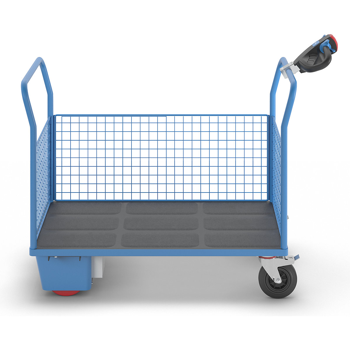 Cărucior cu platformă cu motor electric – eurokraft pro (Imagine produs 2)-1