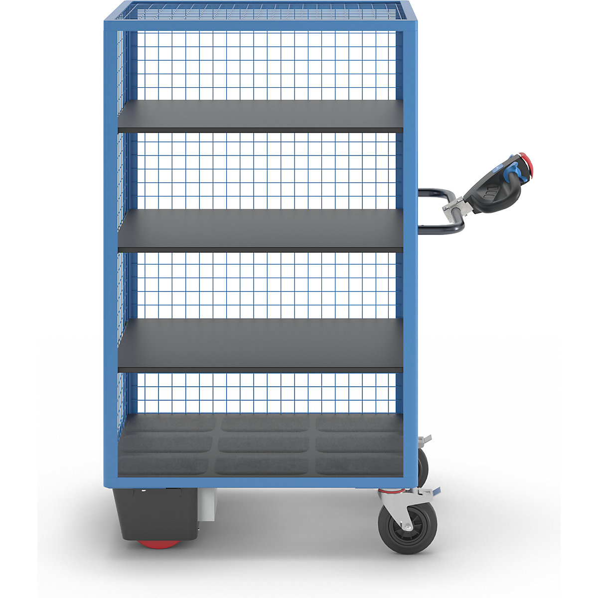 Cărucior etajat cu motor electric – eurokraft pro (Imagine produs 6)-5