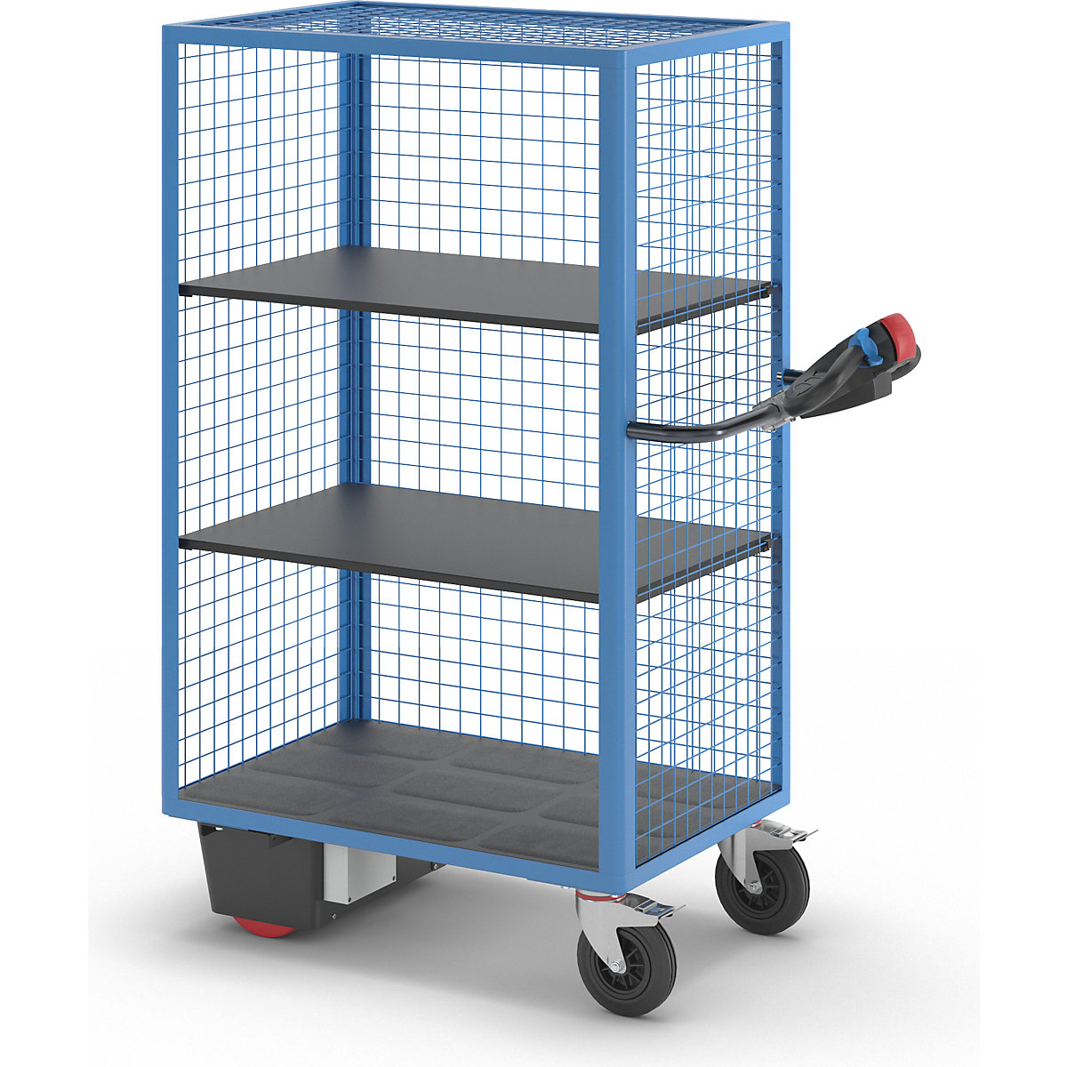 Cărucior etajat cu motor electric – eurokraft pro (Imagine produs 11)-10