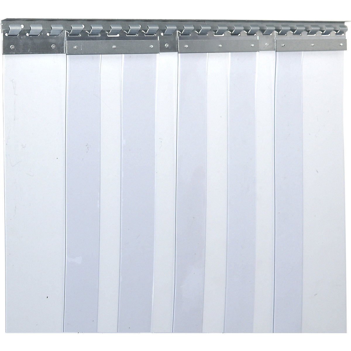 Strip curtain, price/m², width x thickness 200 x 2 mm, overlap 2 hooks = 77 mm-9