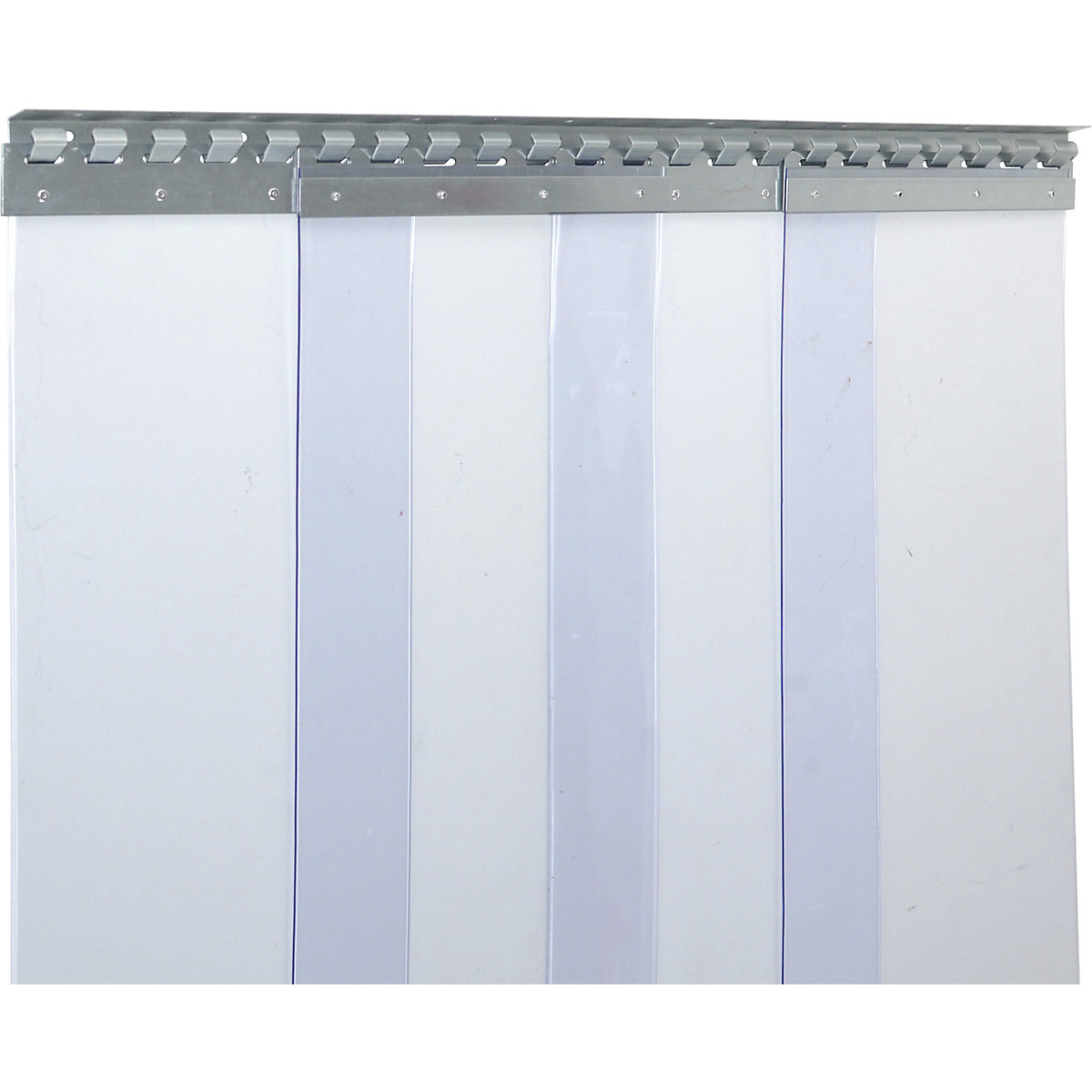 Strip curtain, price/m², width x thickness 300 x 2 mm, overlap 2 hooks = 95 mm-9