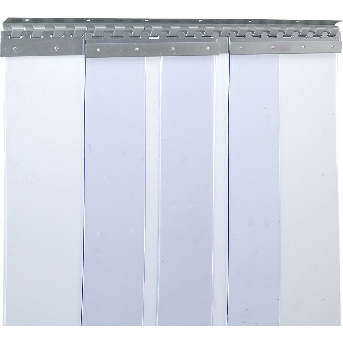 Strip curtain, price/m², width x thickness 300 x 2 mm, overlap 3 hooks = 136 mm-10