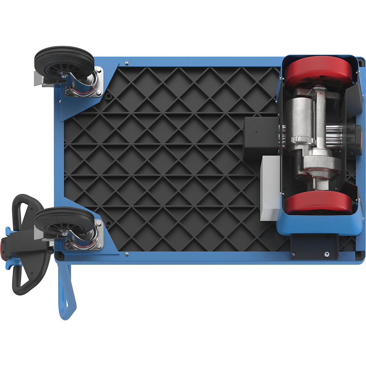 Carro de plataforma con accionamiento eléctrico – eurokraft pro (Imagen del producto 2)-1