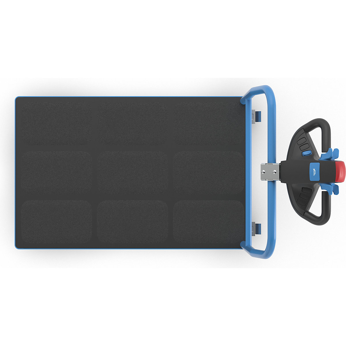 Carro de plataforma con accionamiento eléctrico – eurokraft pro (Imagen del producto 3)-2