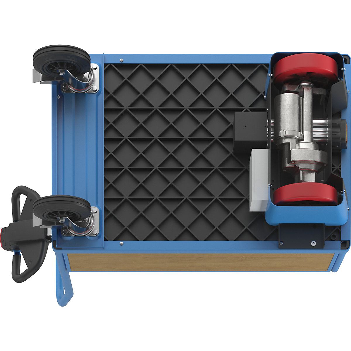 Carro de plataforma con accionamiento eléctrico – eurokraft pro (Imagen del producto 3)-2