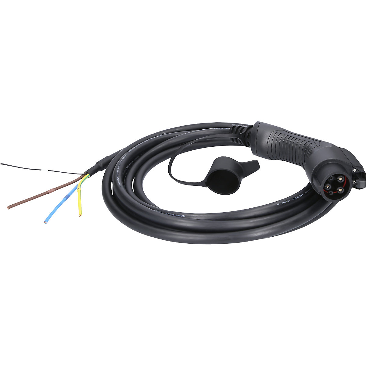 Cable de carga efuturo recto, extremo abierto