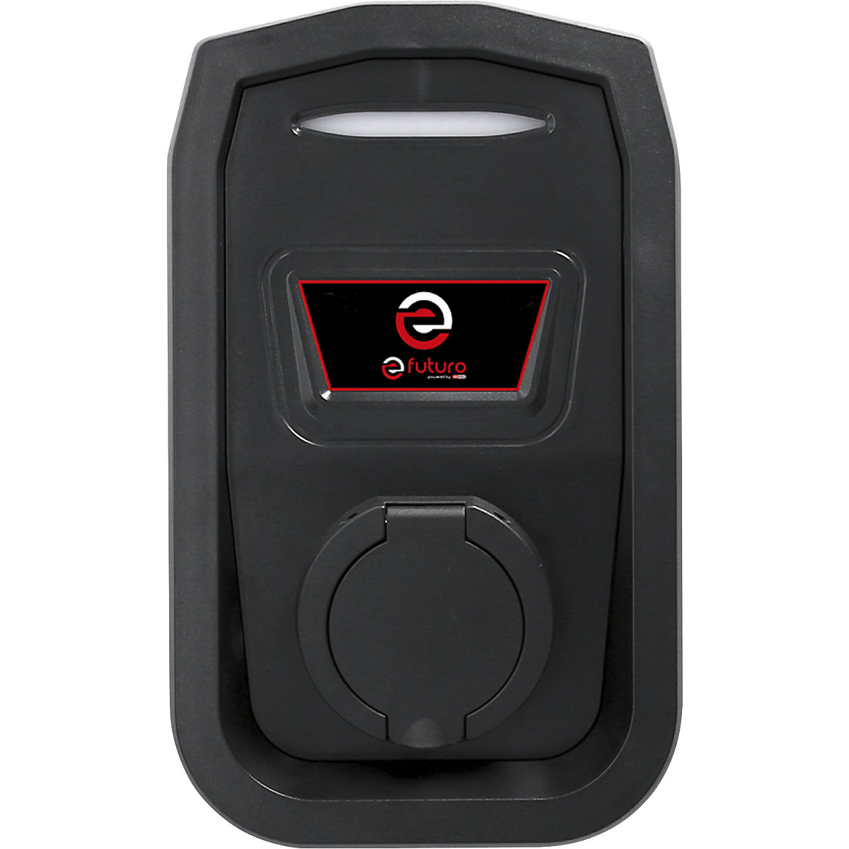 Wallbox efuturo con toma de corriente de tipo 2, 3 fases