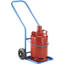 Carrello per bombole in acciaio e per bombole di gas