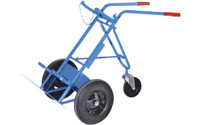 Carrello per bombole in acciaio e per bombole di gas