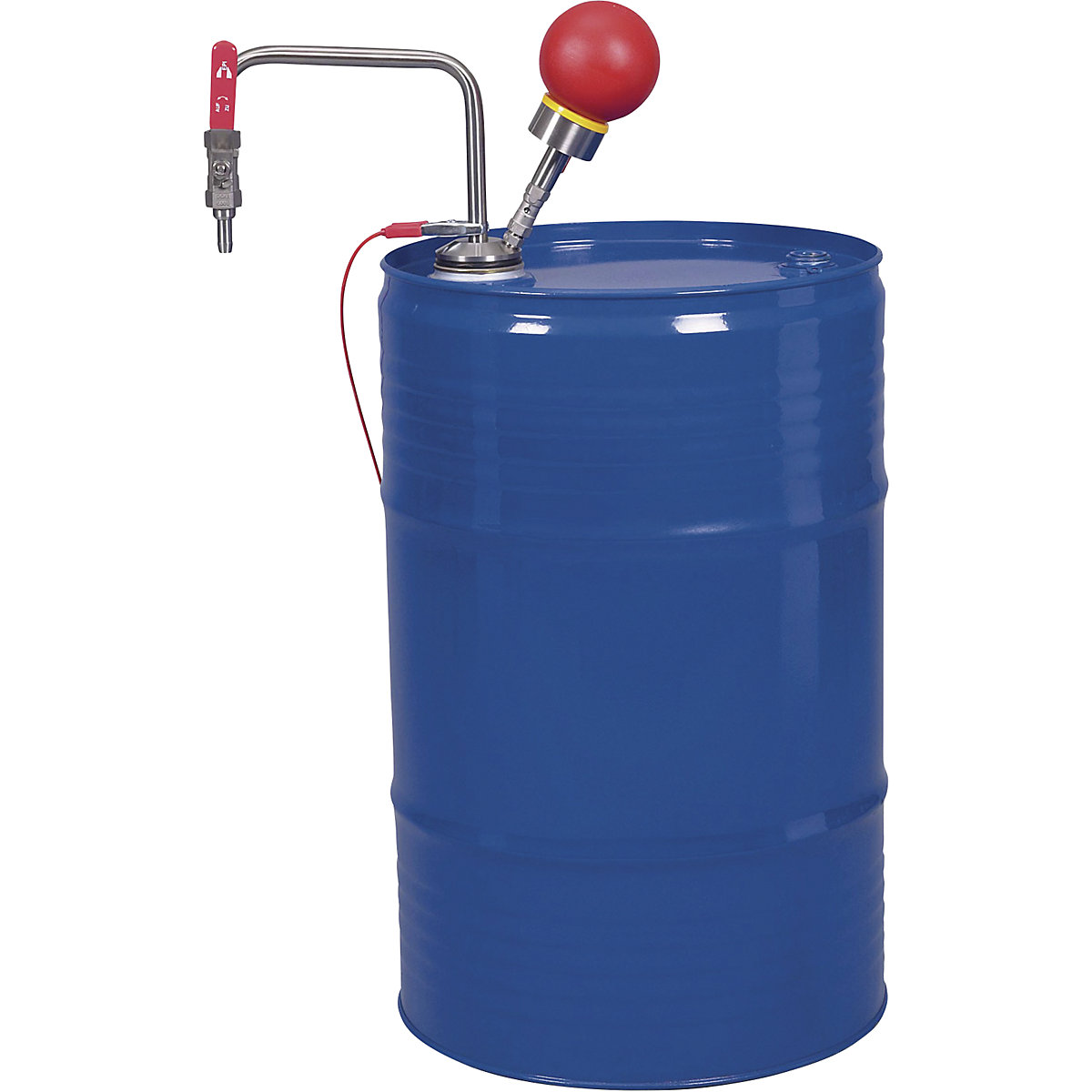 Pompa per solventi in acciaio inox, funzionamento manuale (Foto prodotto 2)-1