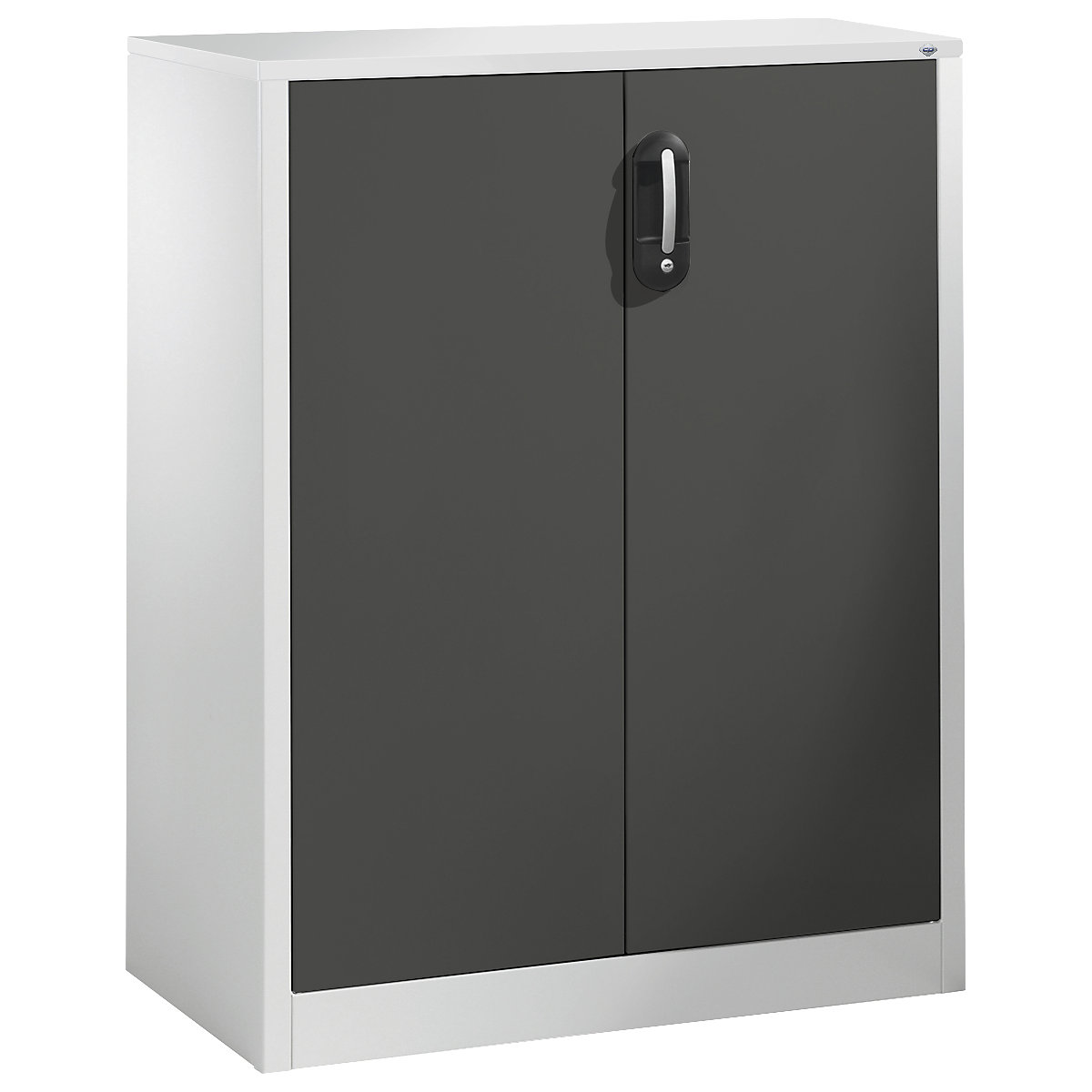 C+P – Armario auxiliar para archivadores ACURADO, 3 pisos de archivadores, H x A x P 1200 x 930 x 400 mm, gris luminoso / gris volcánico