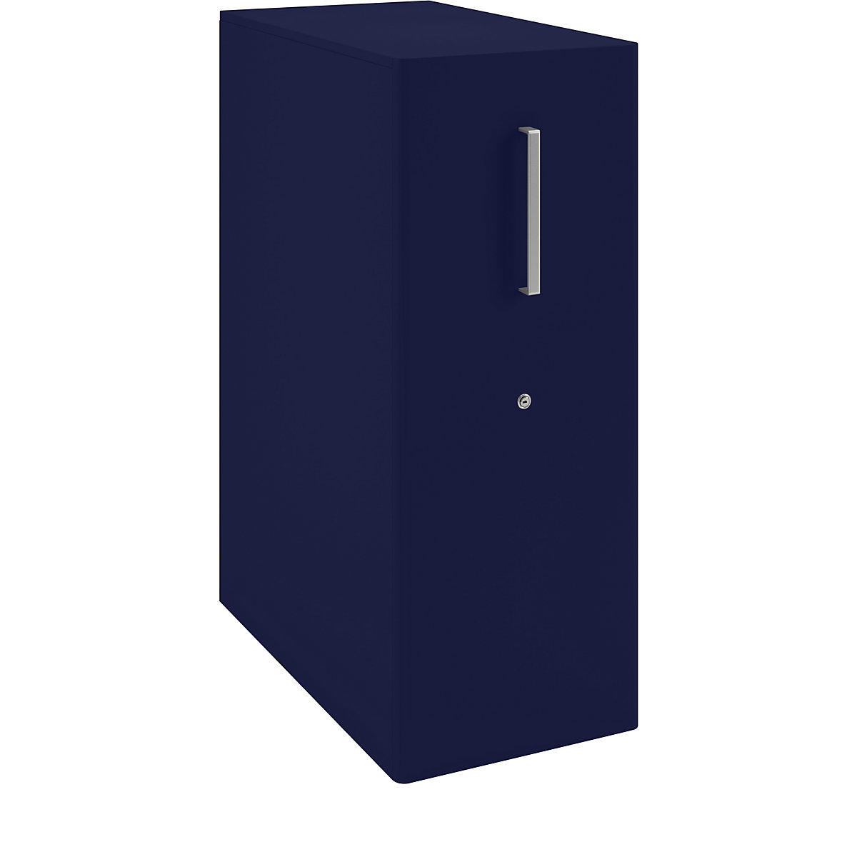 Mueble auxiliar Tower™ 4, con cubierta, 1 tablón para chinchetas – BISLEY, colocación a la izquierda, 1 balda, azul oxford-18