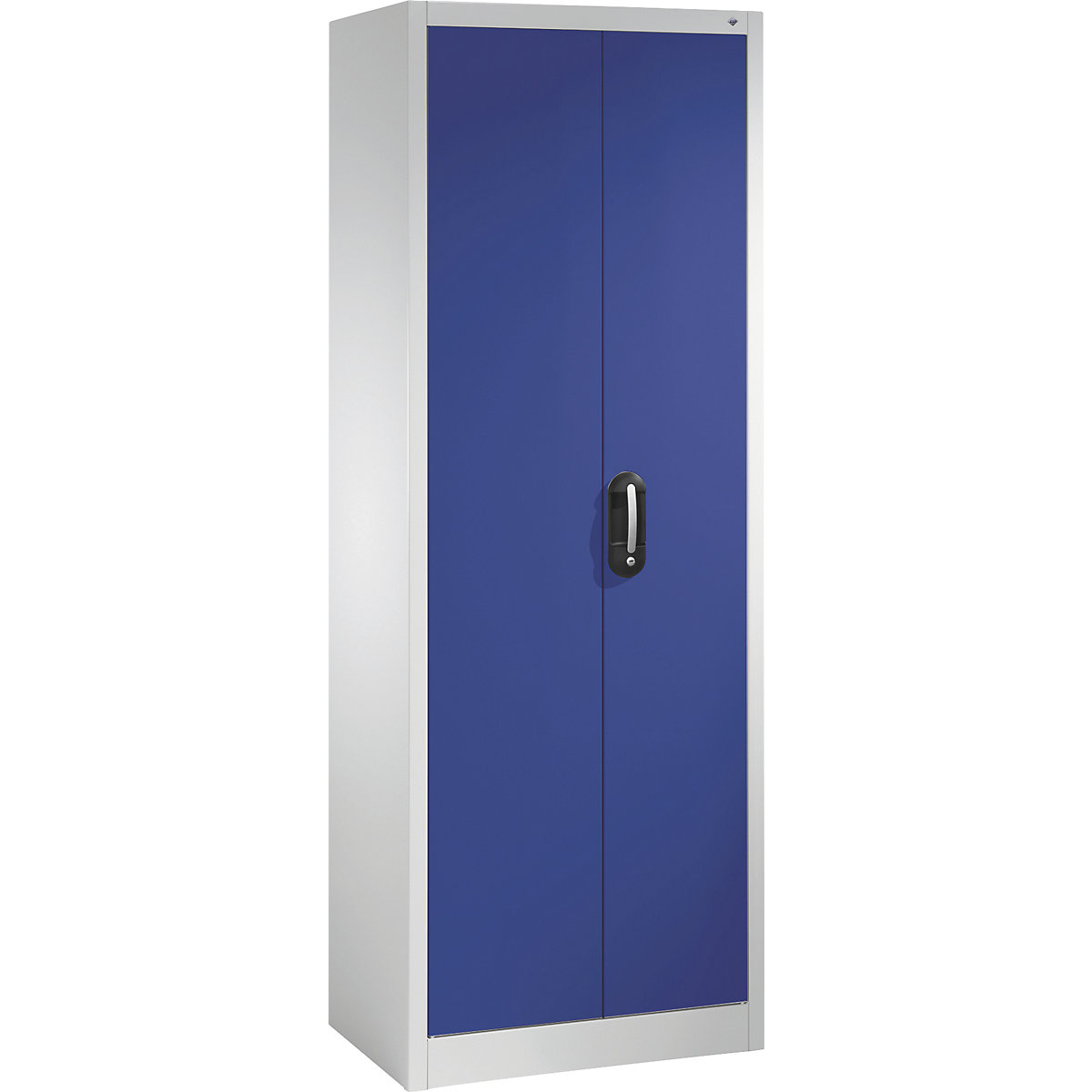 C+P – Armario universal ACURADO, A x P 700 x 400 mm, gris luminoso / azul lapislázuli