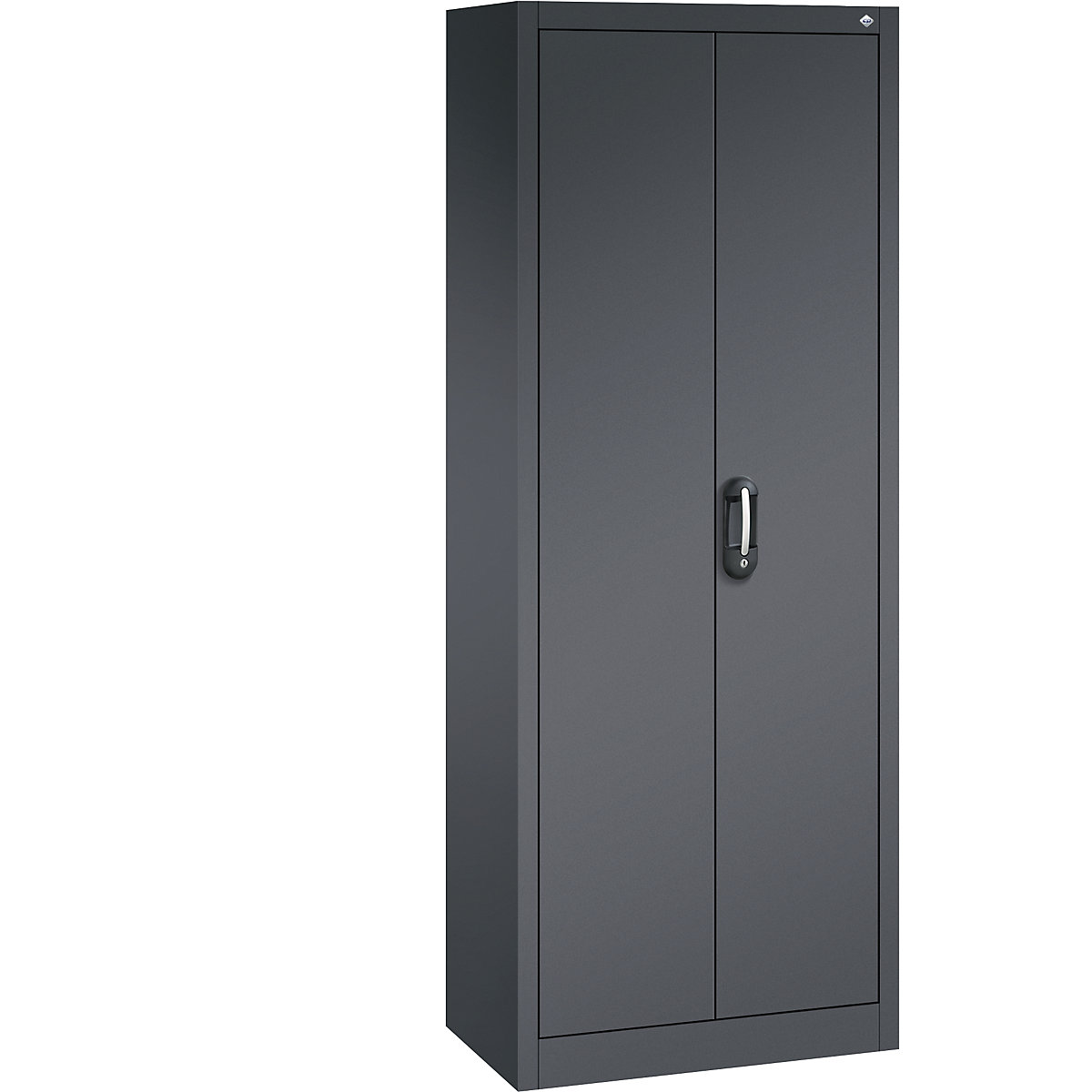 C+P – Armario universal ACURADO, A x P 700 x 400 mm, gris negruzco / gris negruzco