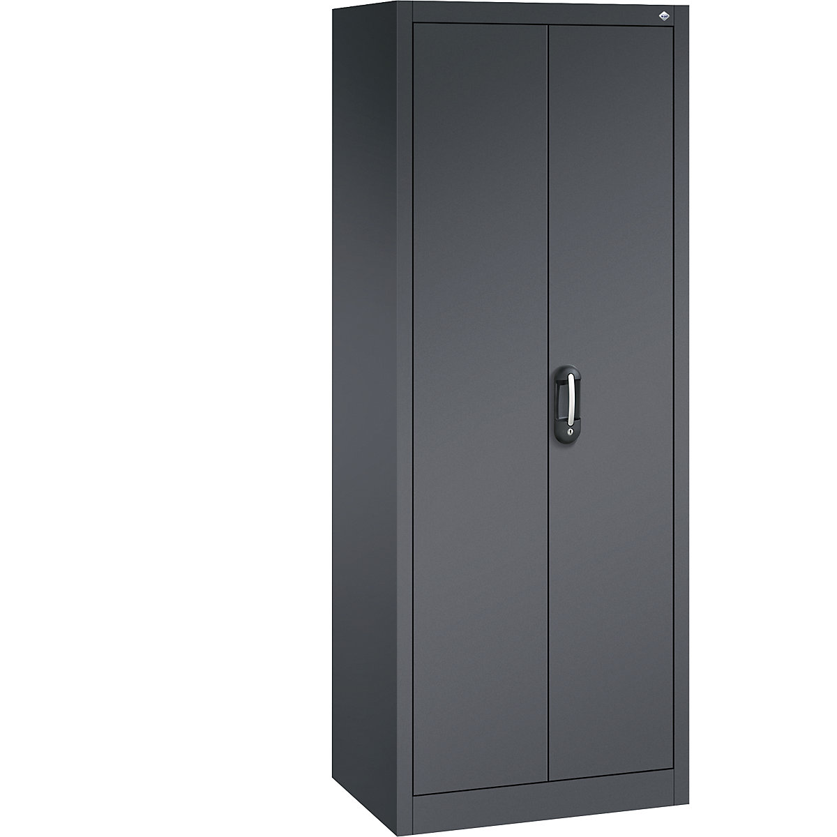 C+P – Armario universal ACURADO, A x P 700 x 500 mm, gris negruzco / gris negruzco