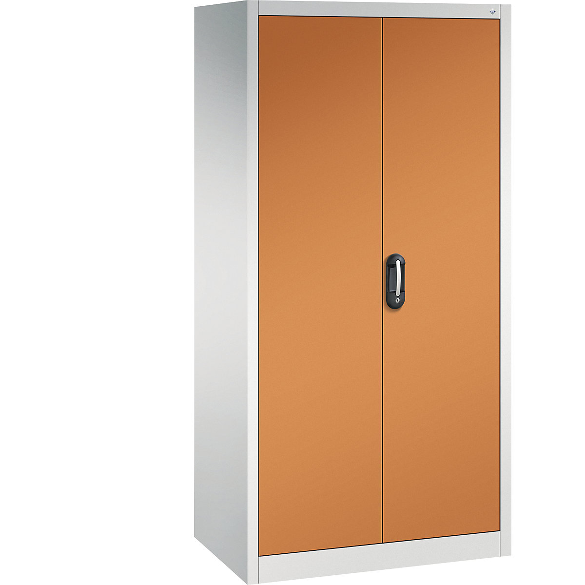 C+P – Armario universal ACURADO, A x P 930 x 600 mm, gris luminoso / amarillo naranja