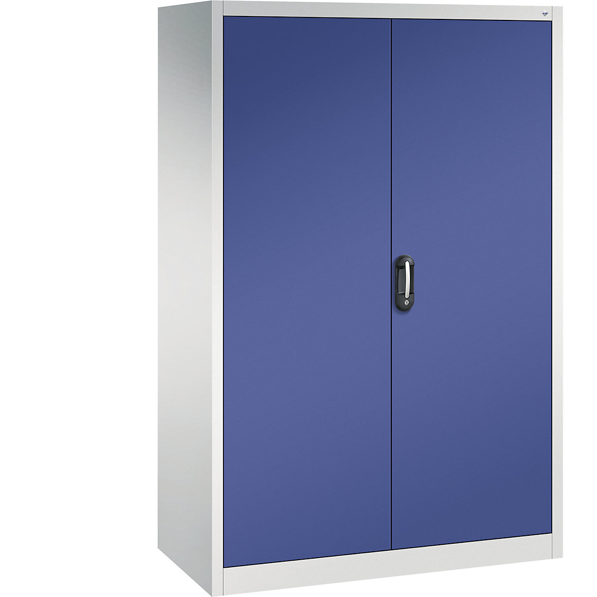 C+P – Armario universal ACURADO, A x P 1200 x 600 mm, gris luminoso / azul lapislázuli