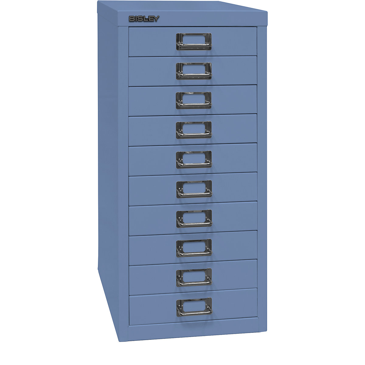 Mobile Con Cassetti Bisley MultiDrawer - 10 Cassetti, Blu Oxford, 38x28x67cm - Foto 6
