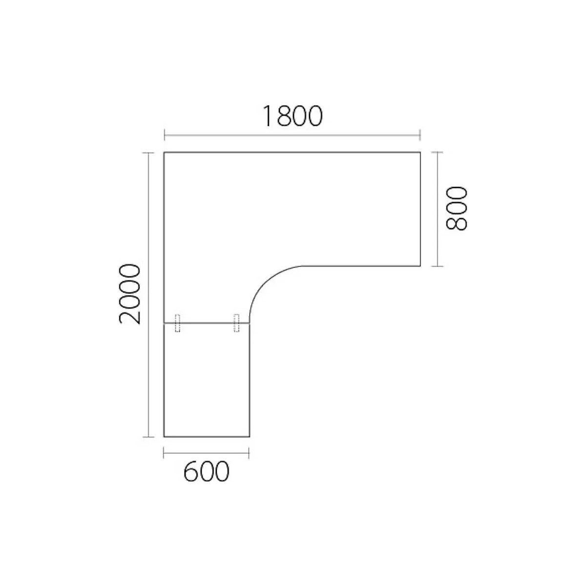 Escritorio Atlanta, de altura regulable eléctricamente (Imagen del producto 4)-3